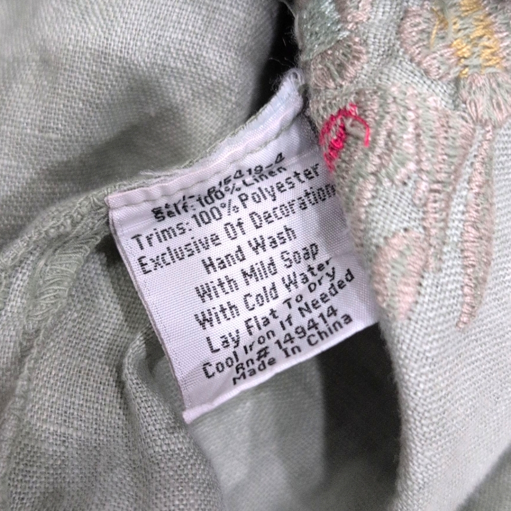 Johnny Was Multicolor Embroidered Top Small - Picture 4 of 5